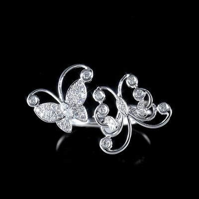 高端定制钻石女戒