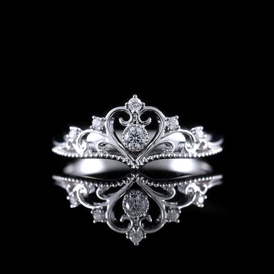 高端定制钻石女戒