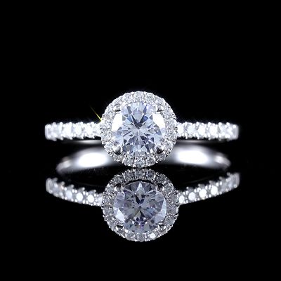 高端定制钻戒金托