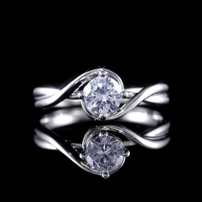 高端定制钻戒金托