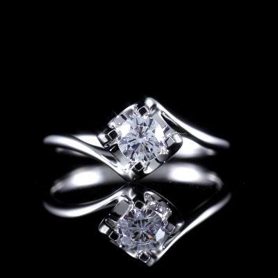 高端定制钻戒金托
