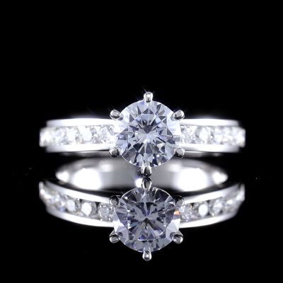 高端定制钻戒金托