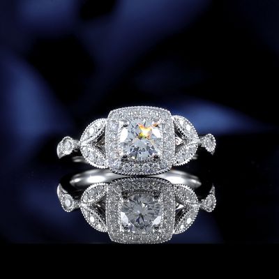 高端定制钻戒金托