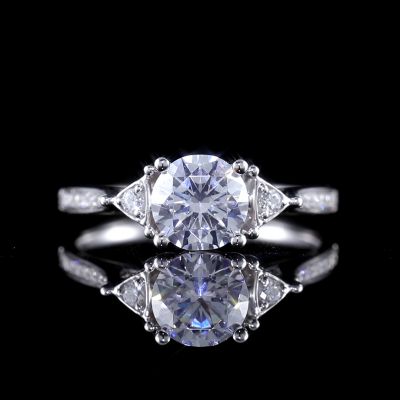 高端定制钻戒金托