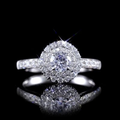 高端定制钻戒金托