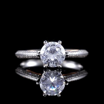 高端定制钻戒金托