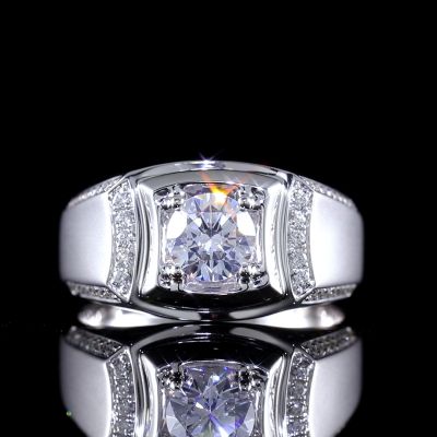 高端定制男戒金托