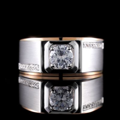 高端定制男戒金托