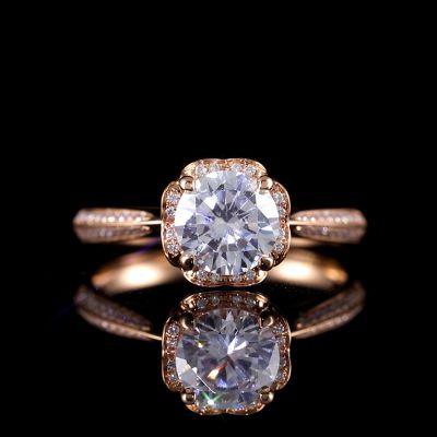 高端定制钻戒金托