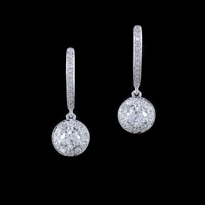 高端定制钻石耳吊