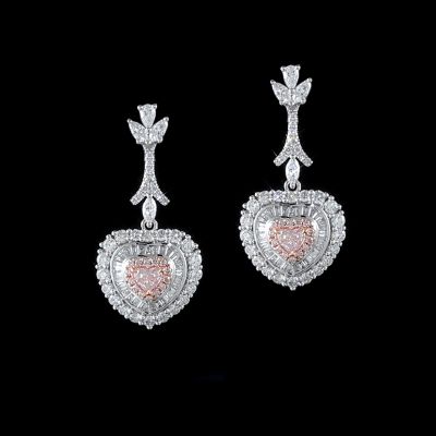 高端定制钻石耳吊