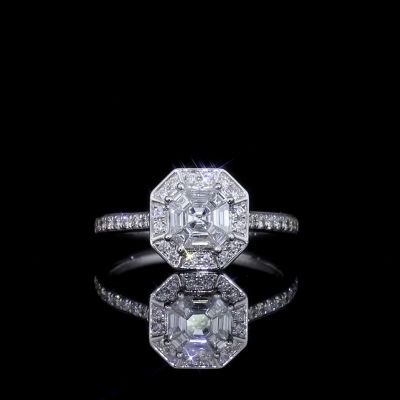 高端定制钻石女戒