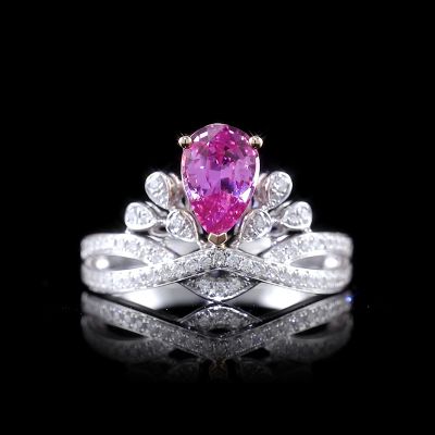 高端定制宝石女戒