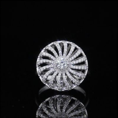 高端定制钻石女戒