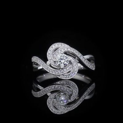 高端定制钻石女戒