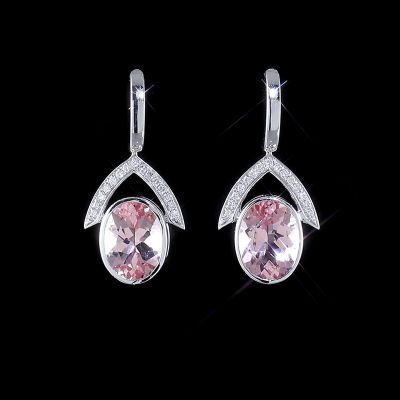 高端定制粉摩根耳吊