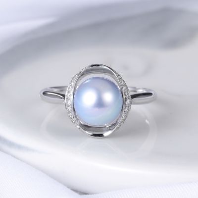 高端定制珍珠女戒