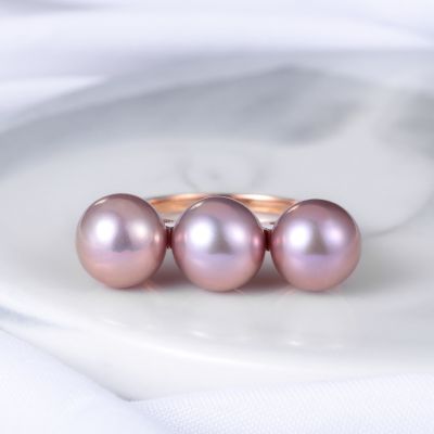 高端定制珍珠女戒