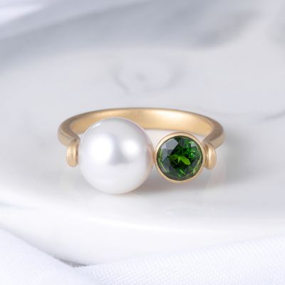 高端定制珍珠女戒