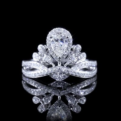 高端定制钻石女戒