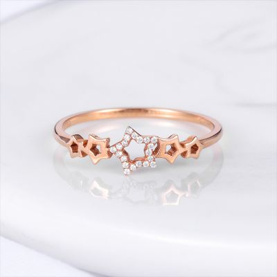 高端定制钻石女戒