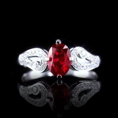 高端定制红宝石女戒