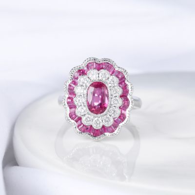 高端定制红宝石戒指