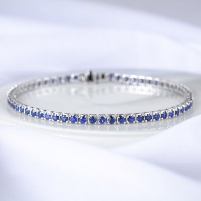 高端定制蓝宝石手链