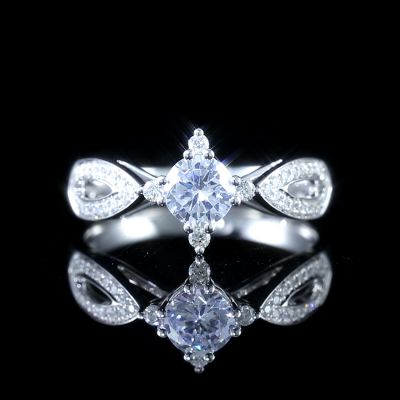 高端定制钻戒金托