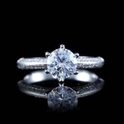 高端定制钻戒金托