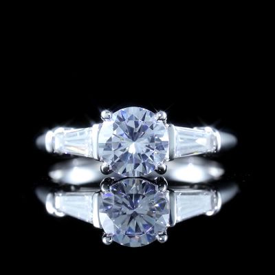 高端定制钻戒金托