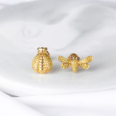 高端定制钻石耳饰