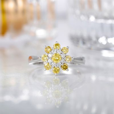 高端定制钻石女戒