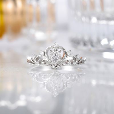 高端定制钻石女戒