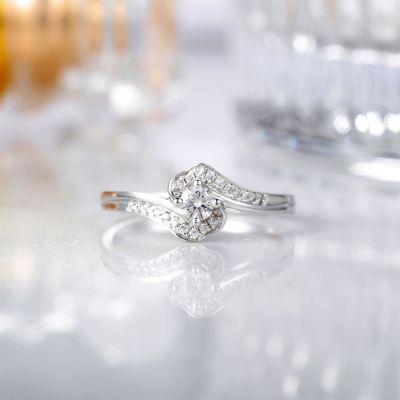 高端定制钻石女戒