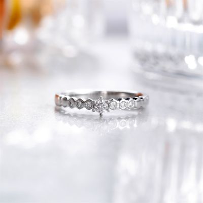 高端定制钻石女戒