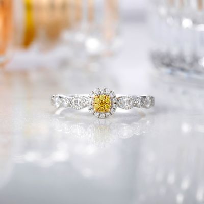 高端定制钻石女戒