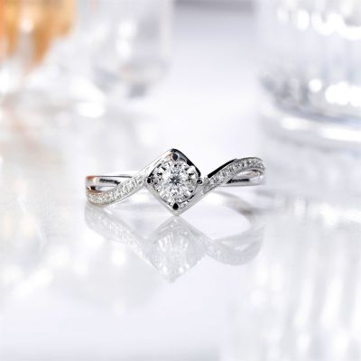 高端定制钻石女戒