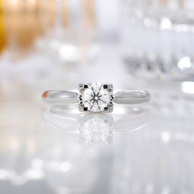 高端定制钻石女戒