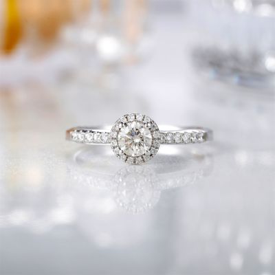 高端定制钻石女戒