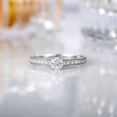 高端定制钻石女戒