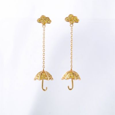 高端定制钻石耳饰